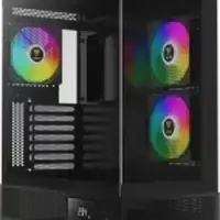 Boîtier Gamdias Atlas M1 RGB noir verre trempé