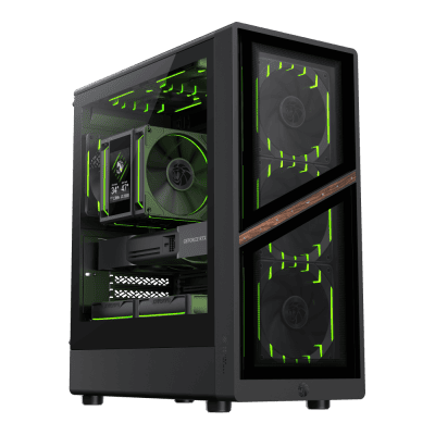 Boîtier Gamemax Aeris 330 ARGB noir panneau vitré