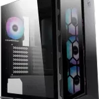 Boîtier MSI MPG Gungnir 110R RGB noir avec panneaux vitrés et éclairage ARGB