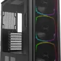Boitier Montech Sky Two GX RGB noir avec panneau vitré et ventilateurs RGB