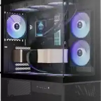 Boîtier PC Gamdias Aura GC12 ARGB noir avec panneau vitré