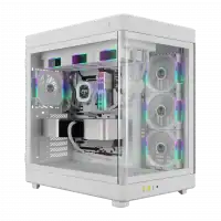 Boîtier PC Gamdias Neso P1 Pro blanc verre trempé