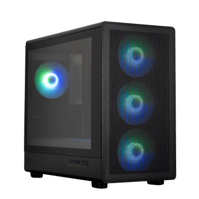 Boîtier mini ITX noir Zalman M5 verre trempé