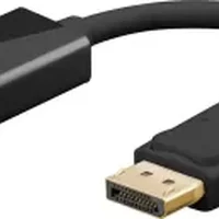 adaptateur displayport hdmi goobay 10cm noir