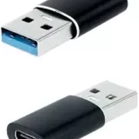 adaptateur nanocable usb-a 3.1 vers usb-c noir