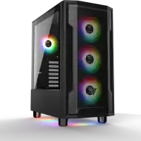 boitier atx gamdias athena m6 lite rgb noir