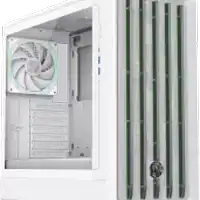 boitier atx gamemax claw 460 blanc panneau vitre