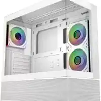 boitier cooler master elite 690 wood rgb blanc panneaux vitres