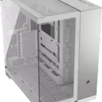 boitier corsair 6500x blanc argent eatx vitré