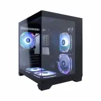 boitier micro atx 1stplayer mv5 rgb noir vitré