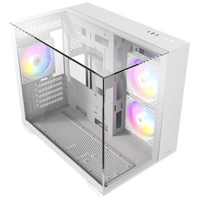 boitier micro atx antec cx600m trio argb blanc