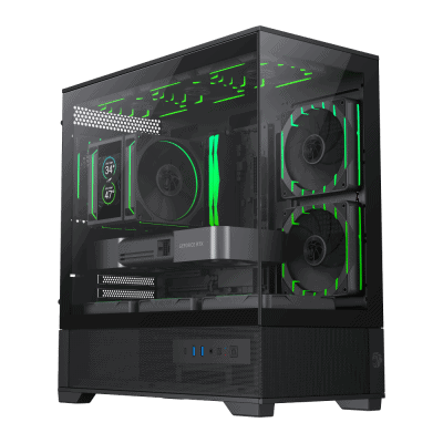 boitier micro atx gamemax vista 2 argb noir