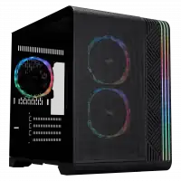 boitier pc 1stplayer vt5 rgb noir micro atx vitre
