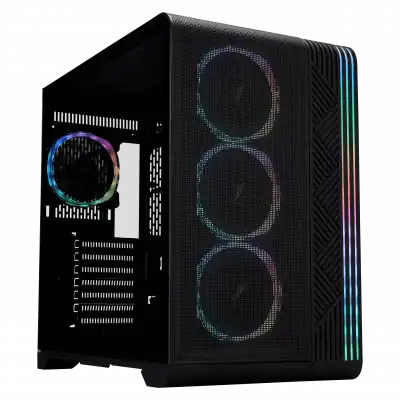 boitier pc 1stplayer vt7 rgb noir micro atx vitre