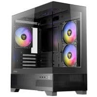 boitier pc antec cx500m argb noir micro-atx vitré