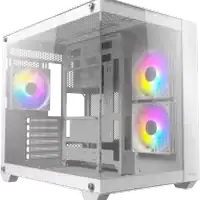 boitier pc antec cx800 argb blanc panneaux vitres