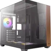 boitier pc antec cx800 wood rgb moyen tour atx noir