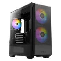 boitier pc antec nx416l noir atx verre trempe
