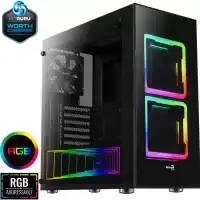 boitier pc atx aerocool tor rgb noir