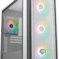 boitier pc cooler master masterbox 600 rgb blanc