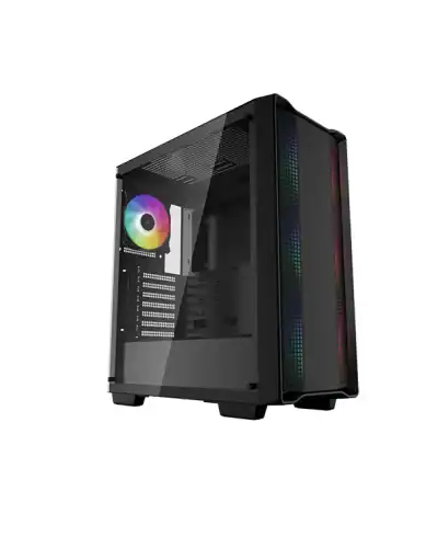 boitier pc deepcool cc560 argb v2 noir panneau vitré