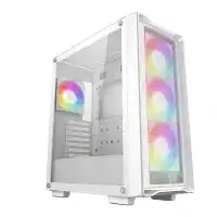 boitier pc deepcool cc560 mesh v2 rgb blanc