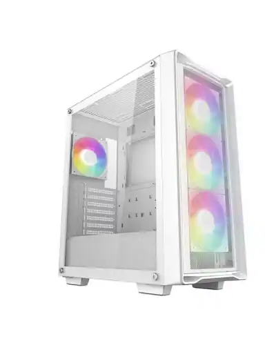boitier pc deepcool cc560 mesh v2 rgb blanc