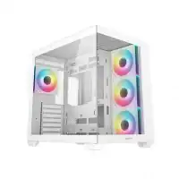 boitier pc deepcool cg530 4f blanc atx vitré