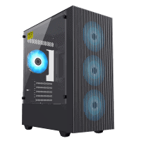 boitier pc gamemax edge micro atx argb noir