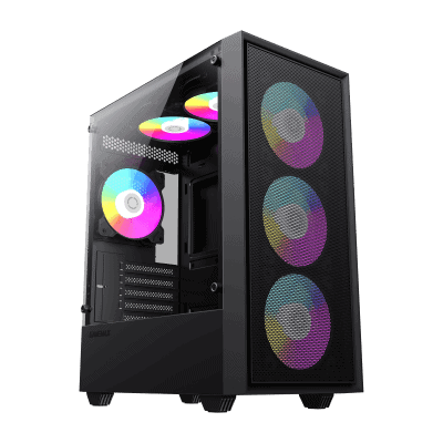 boitier pc gamemax storm argb micro atx noir