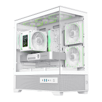 boitier pc micro atx gamemax vista 2 argb blanc