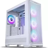 boitier pc phanteks g400a blanc rgb verre trempe