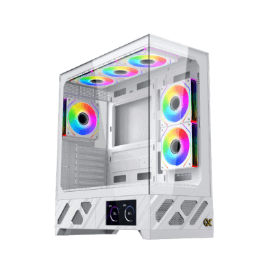 boitier pc xigmatek alphard pro rgb blanc e-atx