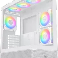 boitier pc xigmatek alphard rgb blanc vitré