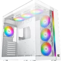boitier pc xigmatek aqua ultra blanc rgb e-atx