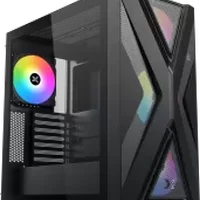 boitier pc xigmatek hyperion rgb e-atx panneau vitré