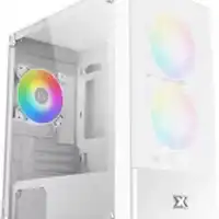 boitier pc xigmatek oreo rgb blanc micro-atx