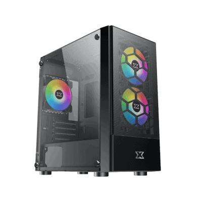 boitier pc xigmatek oreo rgb noir mini tour