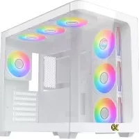 boitier pc xigmatek pano rgb blanc e-atx
