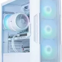 boitier pc zalman i3 neo v2 argb blanc panneau vitré
