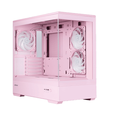 boitier pc zalman p30 pink v2 micro atx argb rose