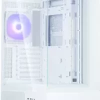 boitier pc zalman p40 prism rgb blanc atx