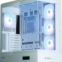 boitier pc zalman p50 ds rgb blanc atx