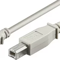 cable goobay usb 2.0 type a b 1,8 m gris