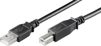 câble Goobay USB 2.0 A‑B 1,8 m noir