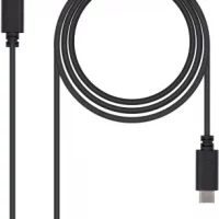 câble usb c 2.0 nanocable 1m noir