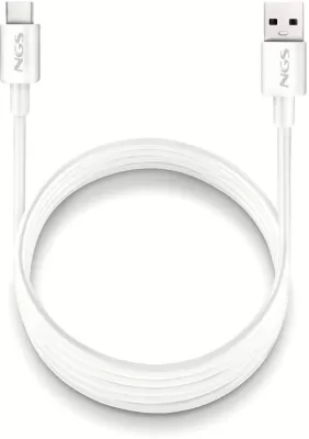 cable ngs zyro usb a usb c 1m blanc