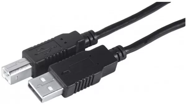 cable usb 2.0 a vers b 1,8m noir