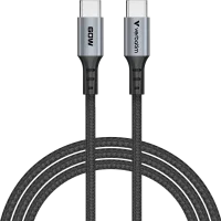 cable usb c verbatim sync charge 60w 12m gris noir