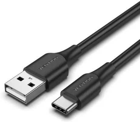 câble Vention USB‑A vers USB‑C 1 m blanc